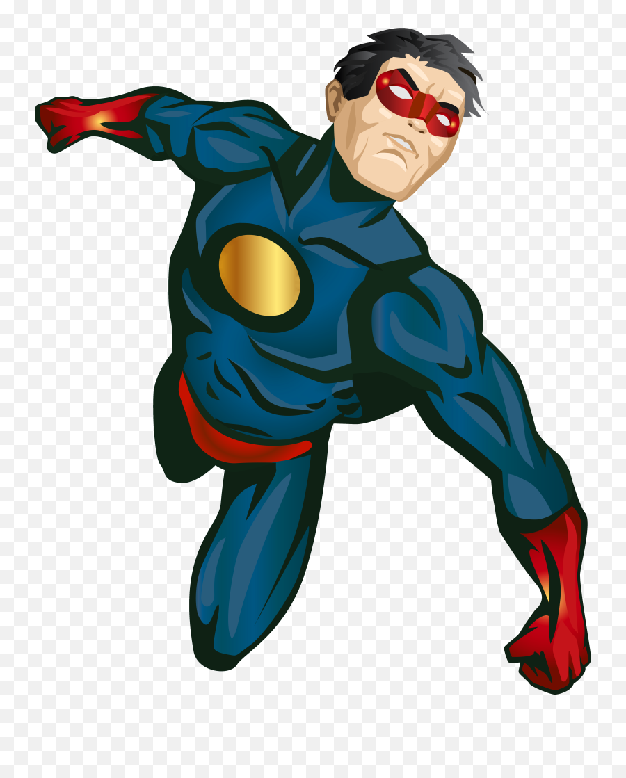Melonheadz Superhero Clipart - Generic Superhero Clipart Png Emoji,Superhero Clipart