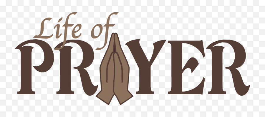 Life Of Prayer - Dot Emoji,Praying Hands Logo