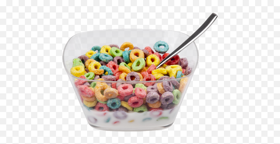Cereal Png Pic - Froot Loops Bowl Emoji,Cereal Png