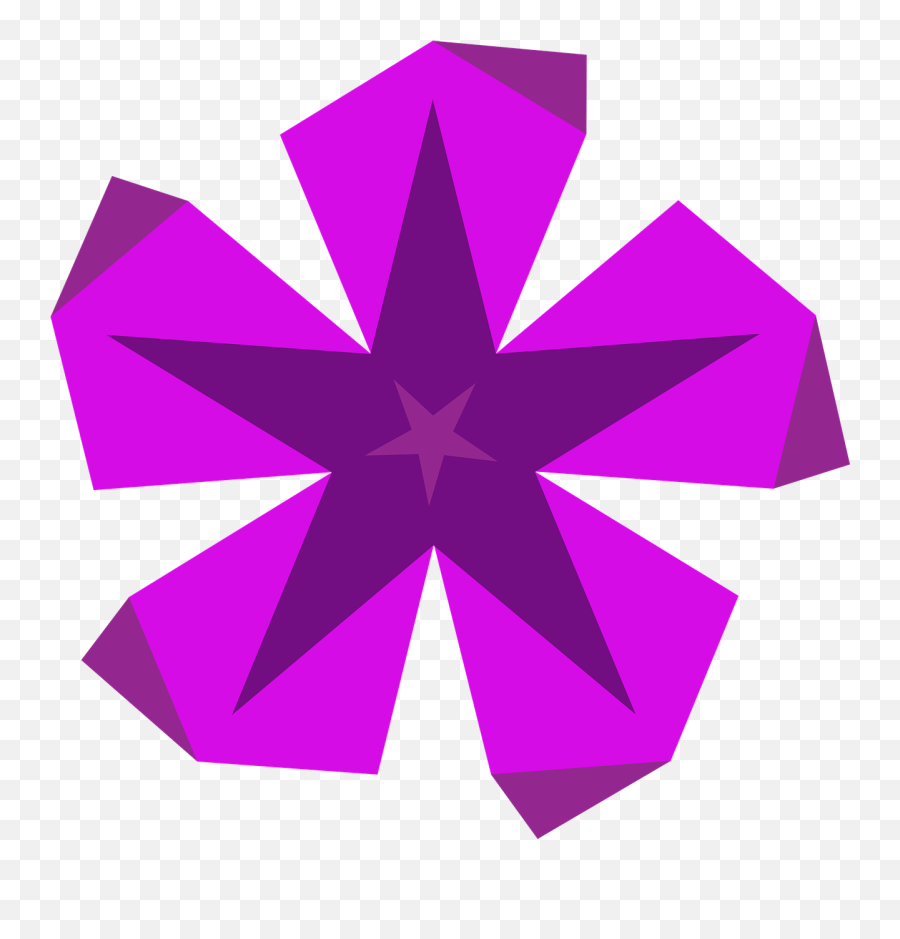 Star Violet Purple Flower Lilac Public Domain Image - Freeimg Estrella Morada Png Emoji,Star Vector Png