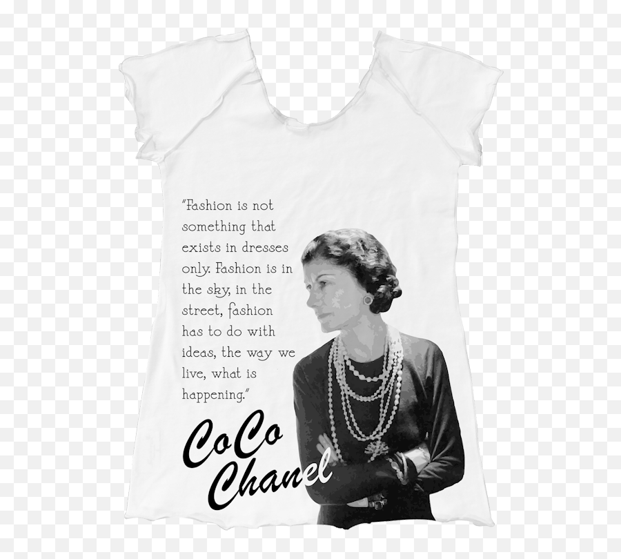 Coco Chanel Raglan - Spiritex Sustainable Fabric U0026 Apparel Emoji,Coco Chanel Logo Png