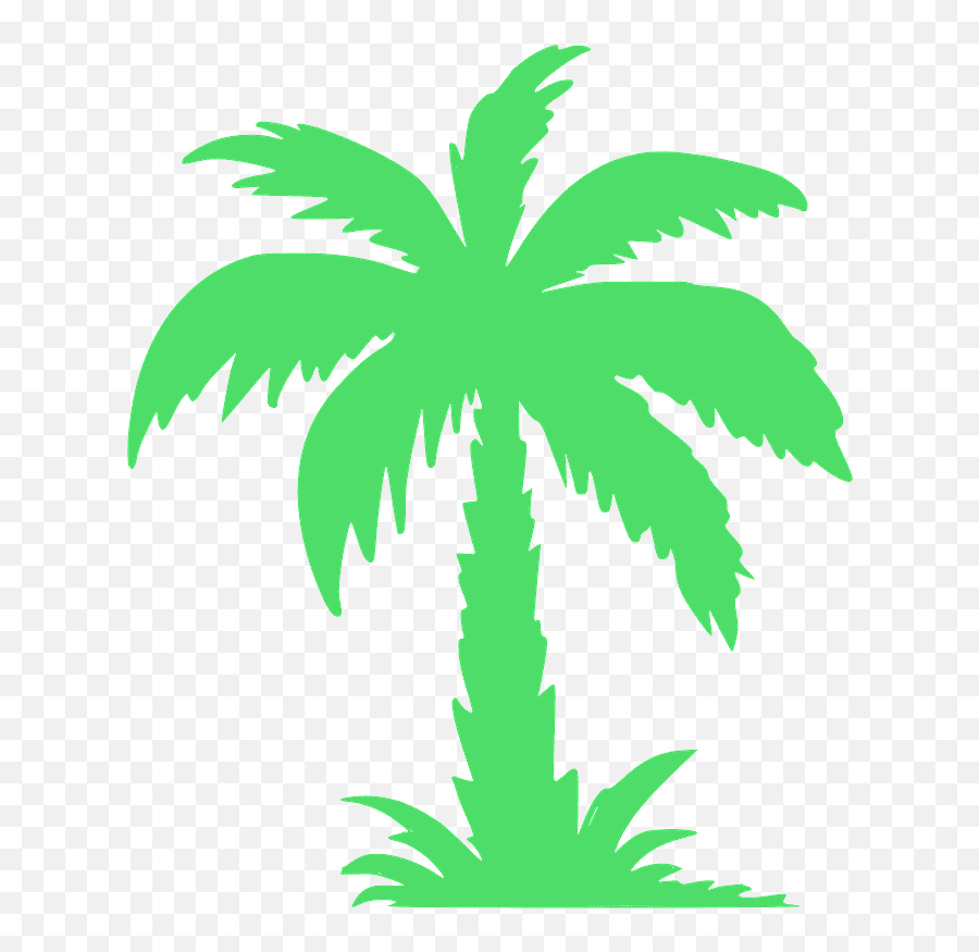 Palm Tree Silhouette - Free Vector Silhouettes Creazilla Emoji,Tree Silhouette Transparent