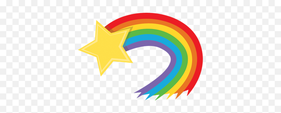 Rainbow Shooting Star Transparent Png - Transparent Rainbow Shooting Star Emoji,Shooting Star Png