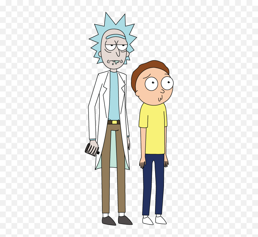 Rick And Morty Png Transparent Image - Standing Emoji,Rick And Morty Png