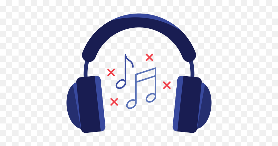 Music Notes Headphones Icon - Transparent Png U0026 Svg Vector File Microfono Con Audifonos Radio Png Emoji,Music Notes Transparent