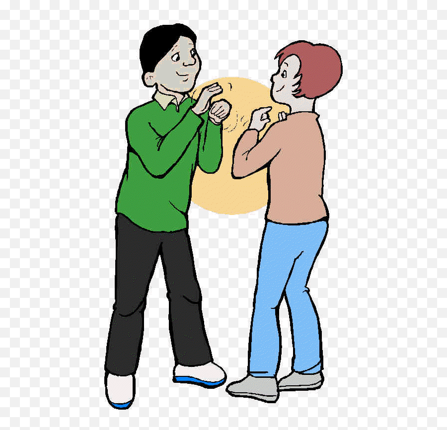 Sign Language Clip Art - Deaf Clip Art Emoji,Language Clipart