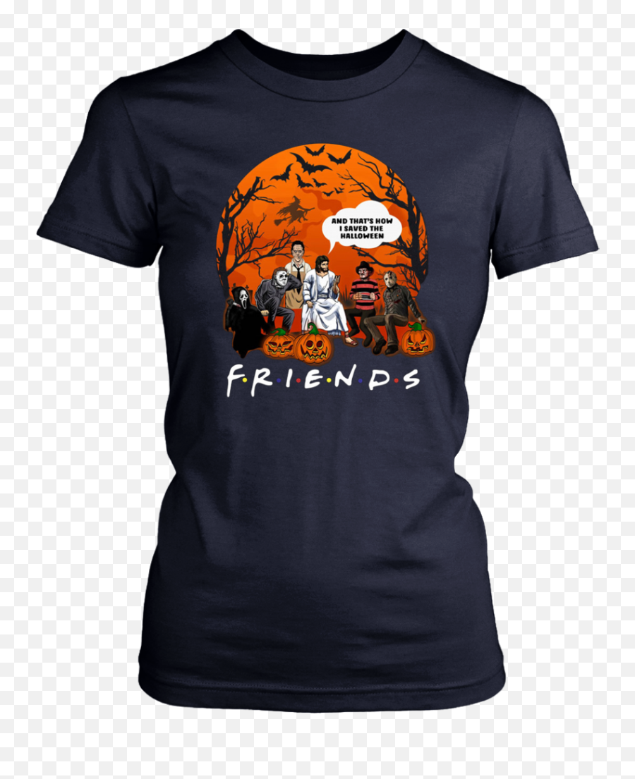 Friends Tv Show Horror Movie Characters And Jesus And Thatu0027s - Luke Bryan Drink A Beer Tee Shirt Emoji,Friends Tv Show Logo