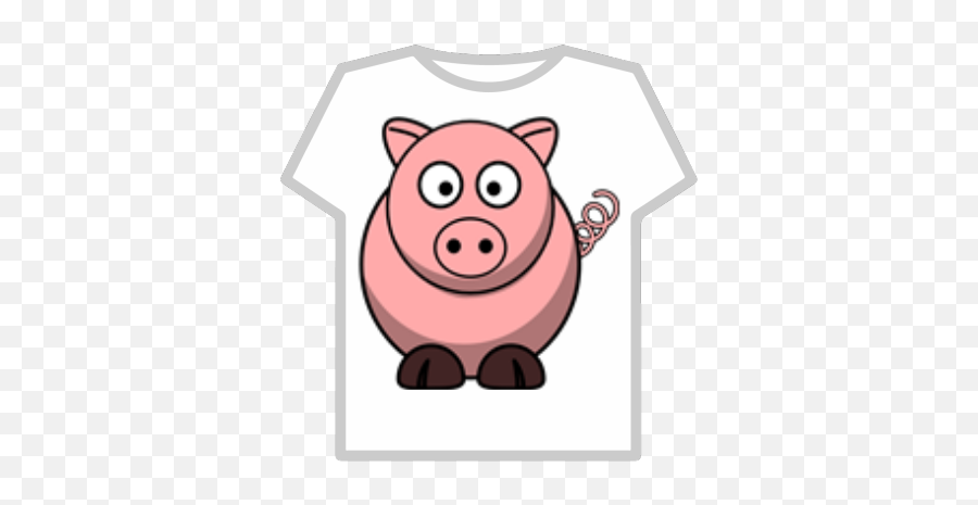 Pig Cartoon Clipart - Cartoon Pig Clipart Emoji,Roblox Clipart