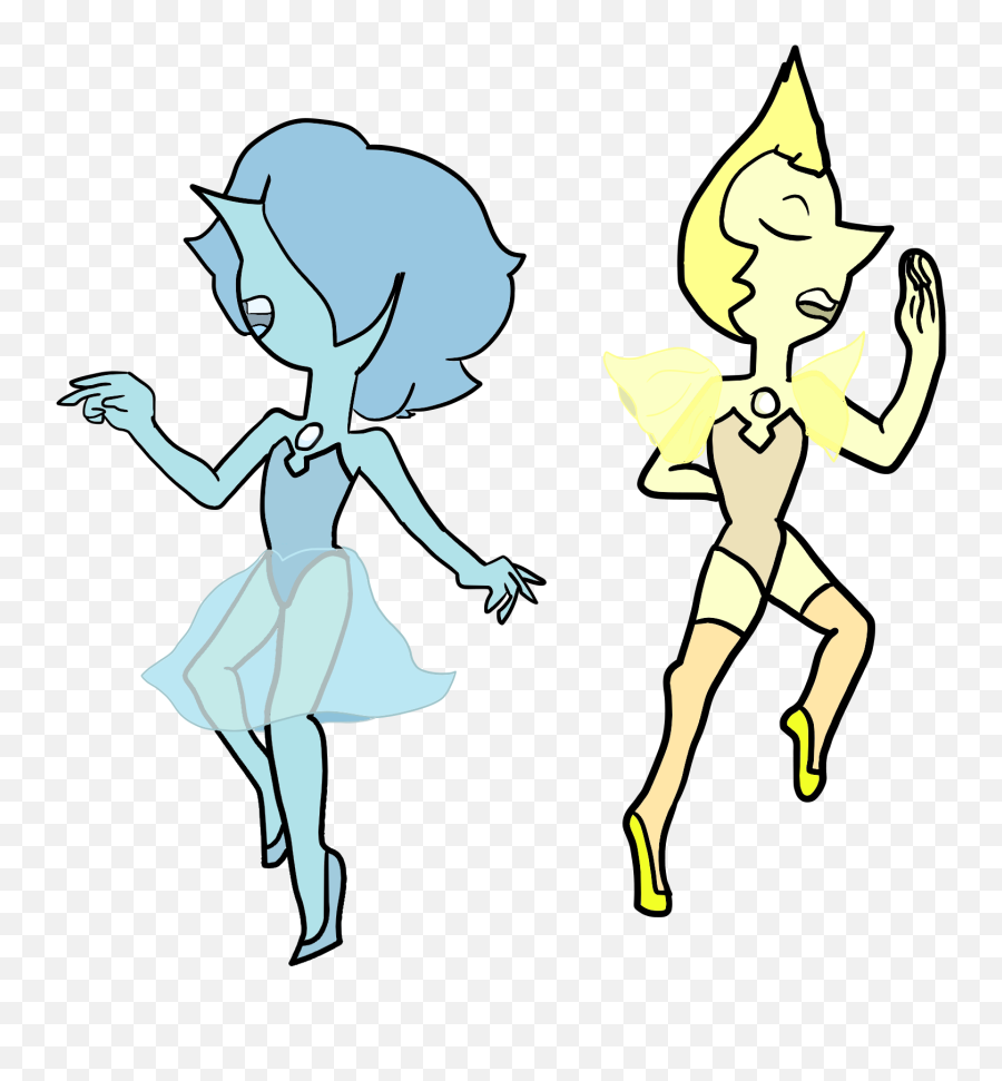 Steven Universe Pearl Png - Blue Pearl And Yellow Pearl Fictional Character Emoji,Pearl Png