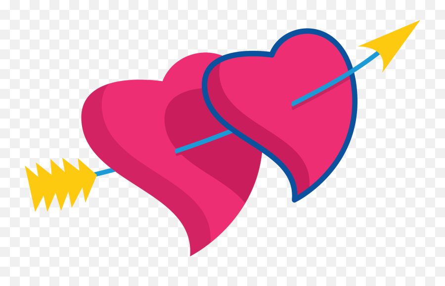 Free Cute Heart With Arrow 1186869 Png - Language Emoji,Cute Arrow Png