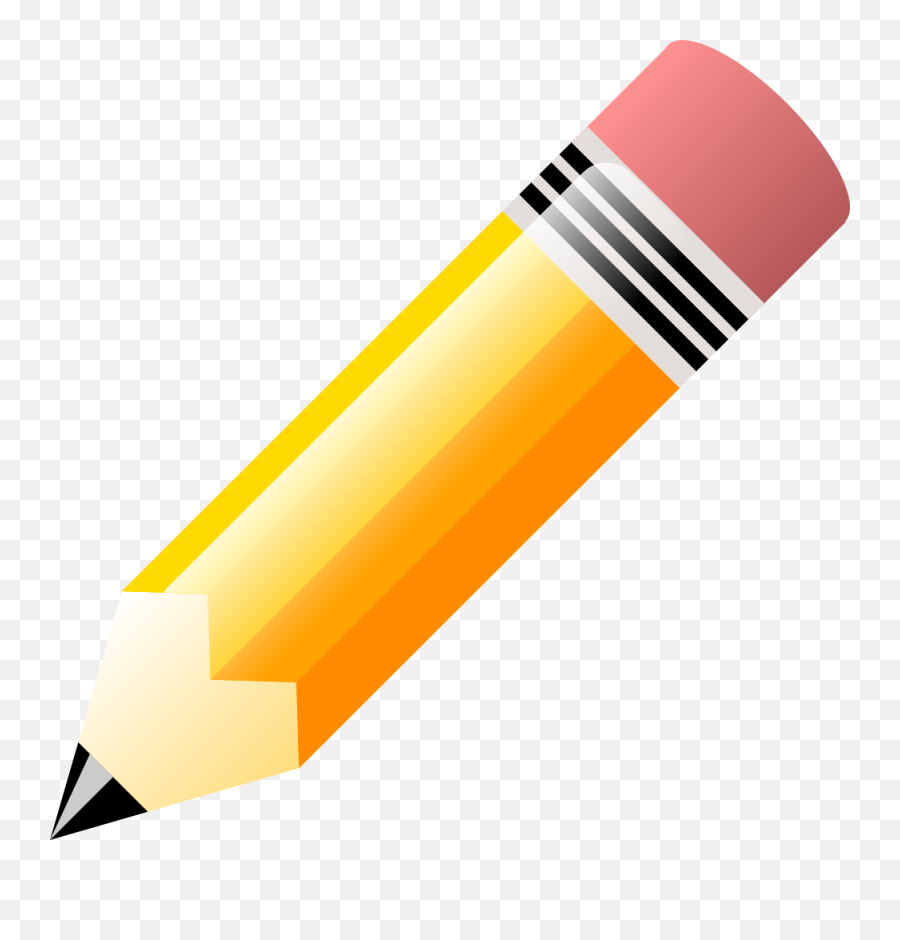 Free Pencil Clipart Transparent - Pencil Clipart Emoji,Pencil Clipart