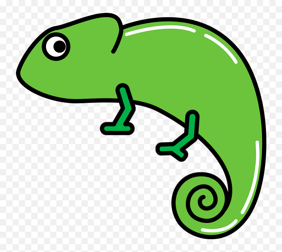 Chameleon Clipart - Animal Figure Emoji,Chameleon Clipart