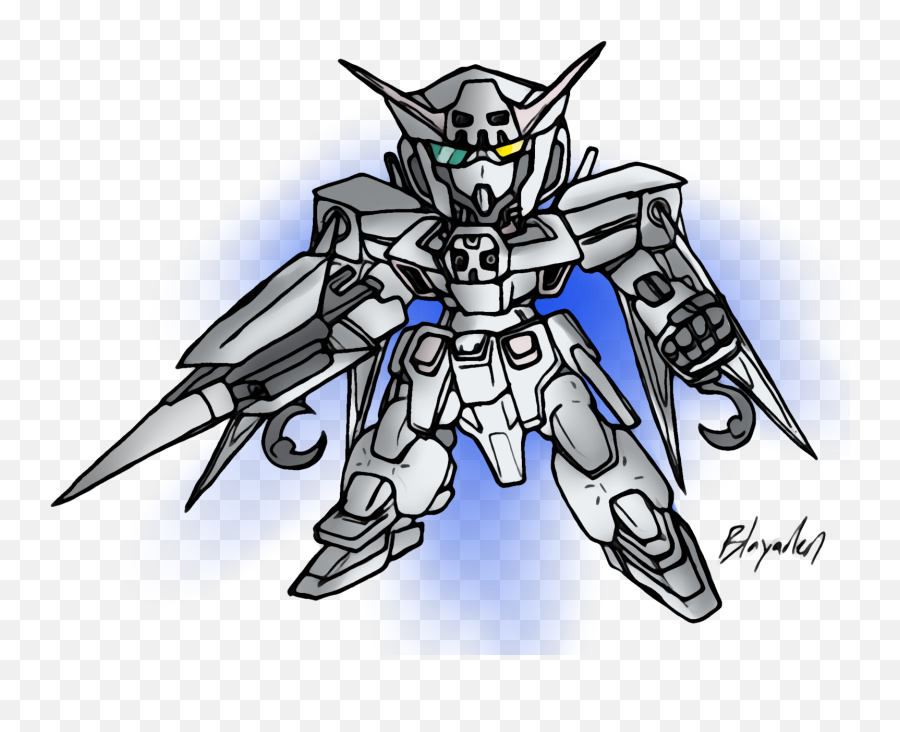 Download Mecha Sd Gundam Drawing Art - Chibi Gundam Full Emoji,Gundam Png