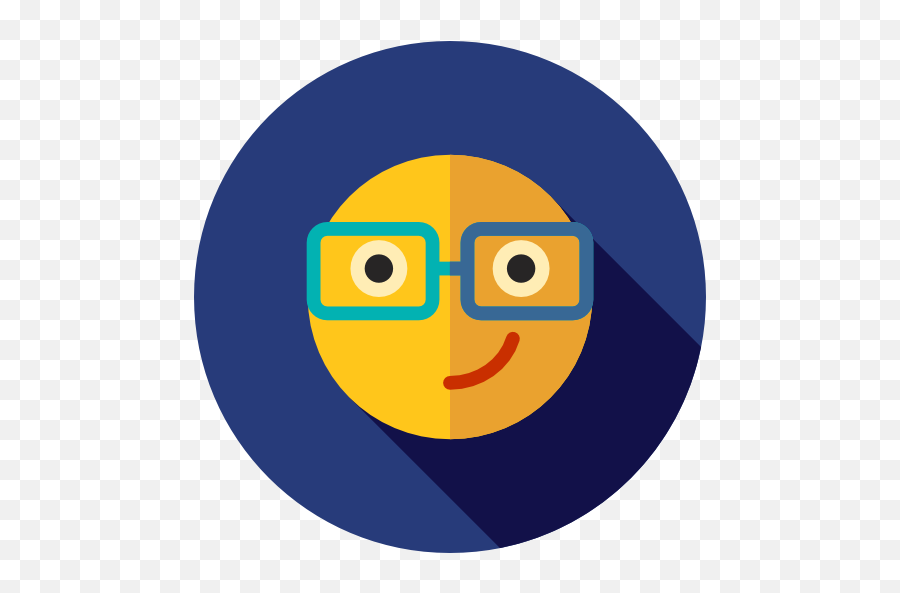 Nerd Emoticons Emoji Smileys Icon,Nerd Emoji Png