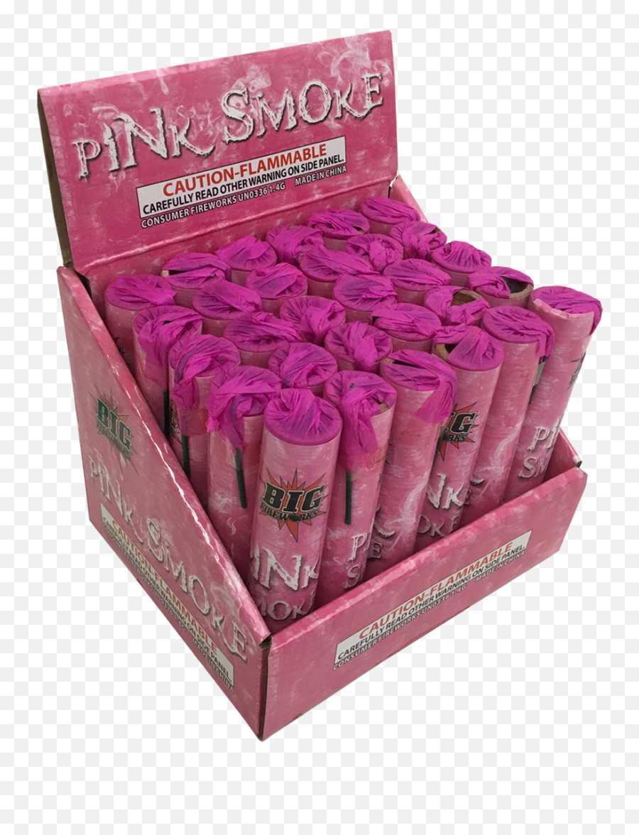 Pink Smoke Large Smoke Tube From Big - Elite Fireworks Emoji,Big Smoke Png