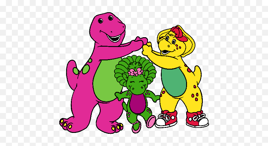 Barney And Friends Clip Art Cartoon Clip Art Barney Emoji,Friends And Family Clipart