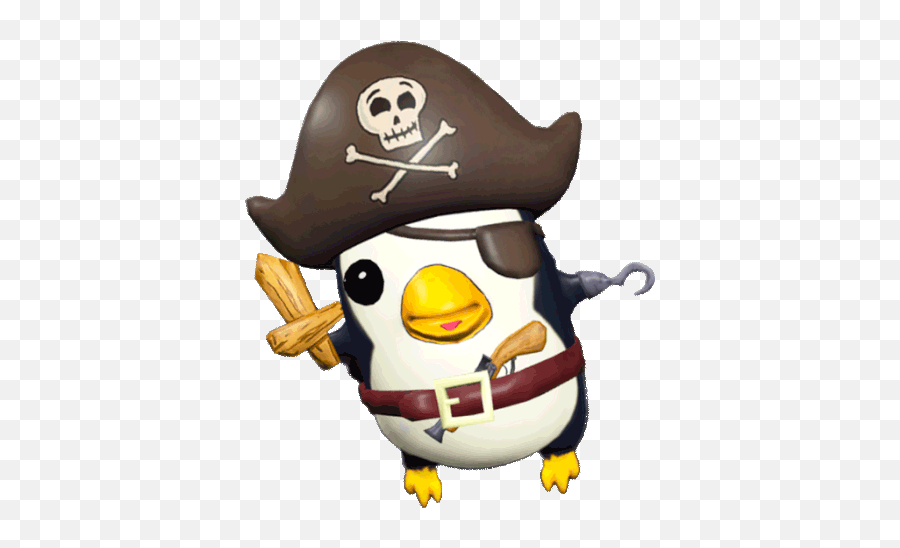 Penguin Pirate Sticker - Penguin Pirate Eyepatch Discover Emoji,Eyepatch Clipart