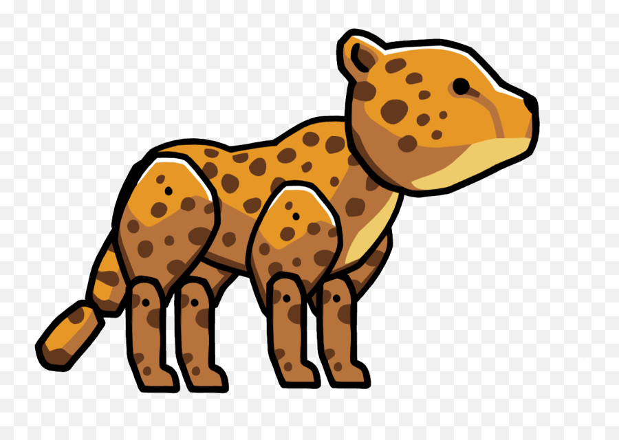 Cheetah Cub Clipart At Getdrawings - Cheetah Full Size Png Emoji,Cub Clipart