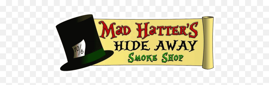Mad Hatteru0027s Hideaway Smoke Shop - Roc Norml Emoji,Mad Hatter Logo