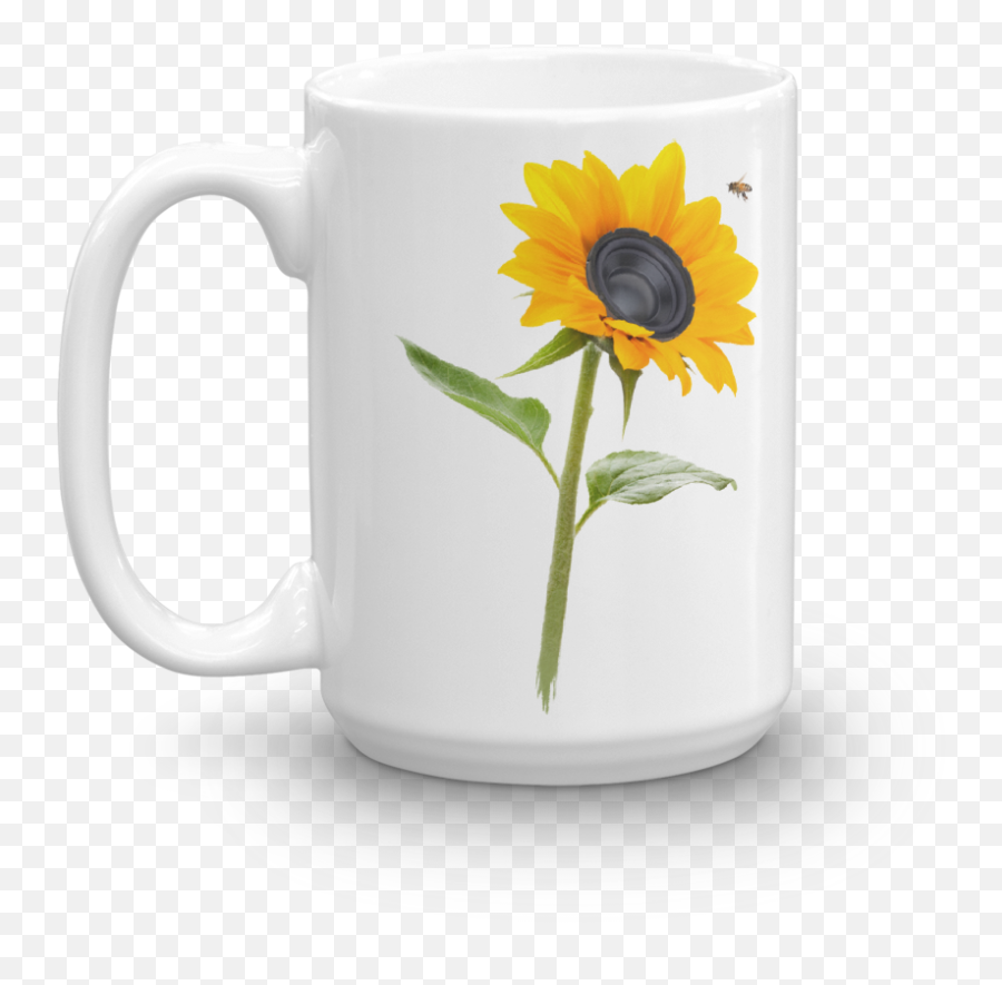 Sunflower 15oz Mug - Serveware Emoji,Sunflower Logo