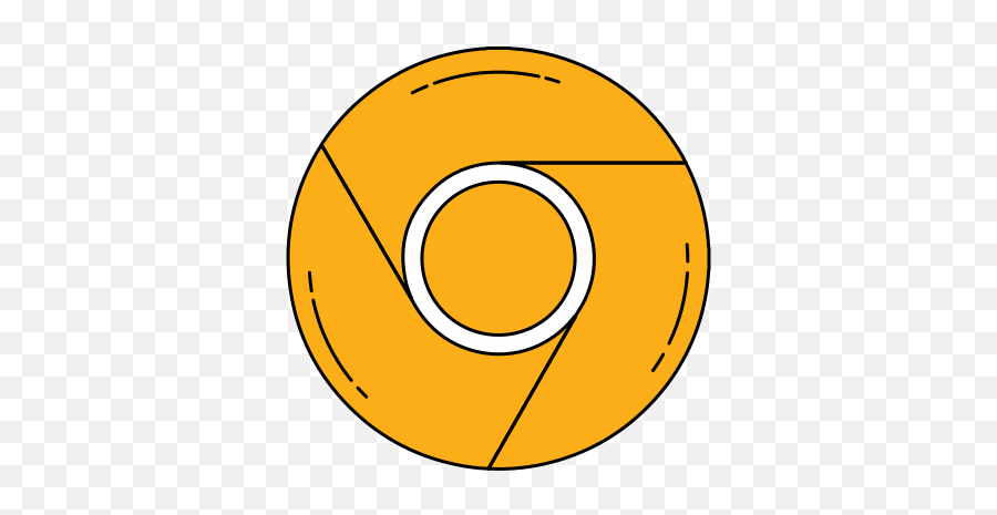 Logo Orange Chrome Googlechrome Free - Vertical Emoji,Chrome Logo