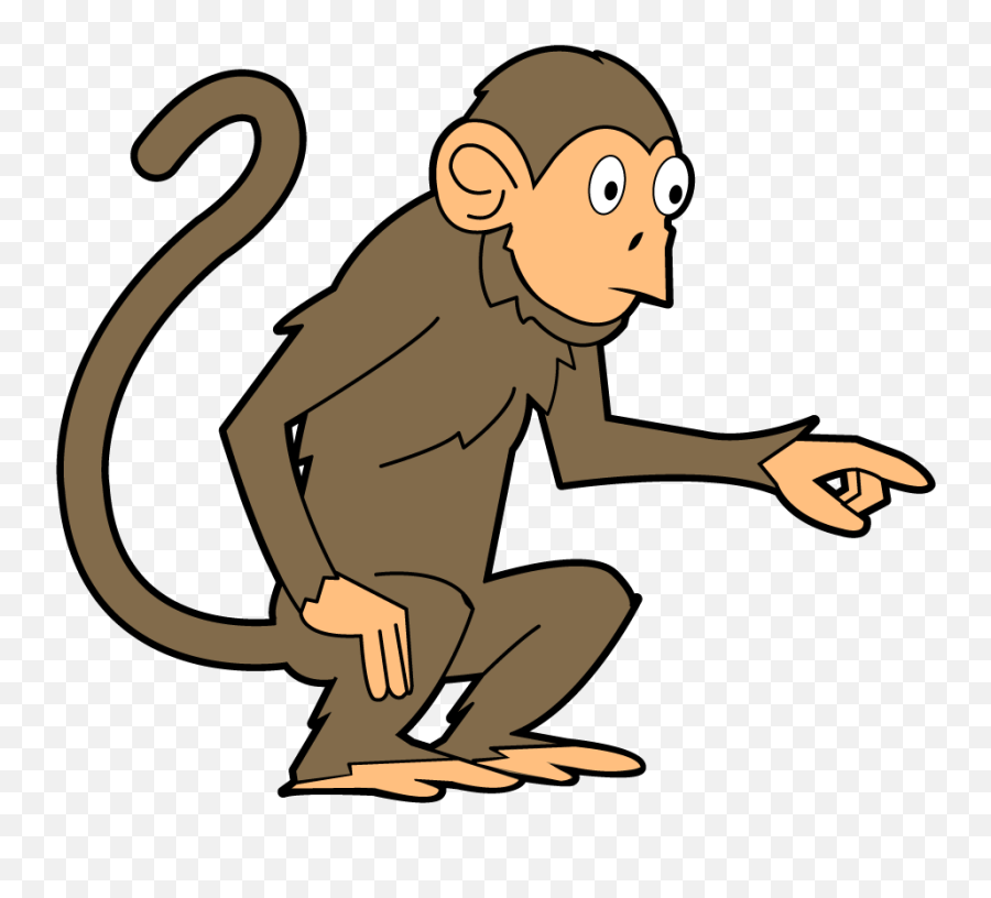 Download Free Monkey Clip Art - Clipart Monkey Emoji,Monkey Clipart Black And White