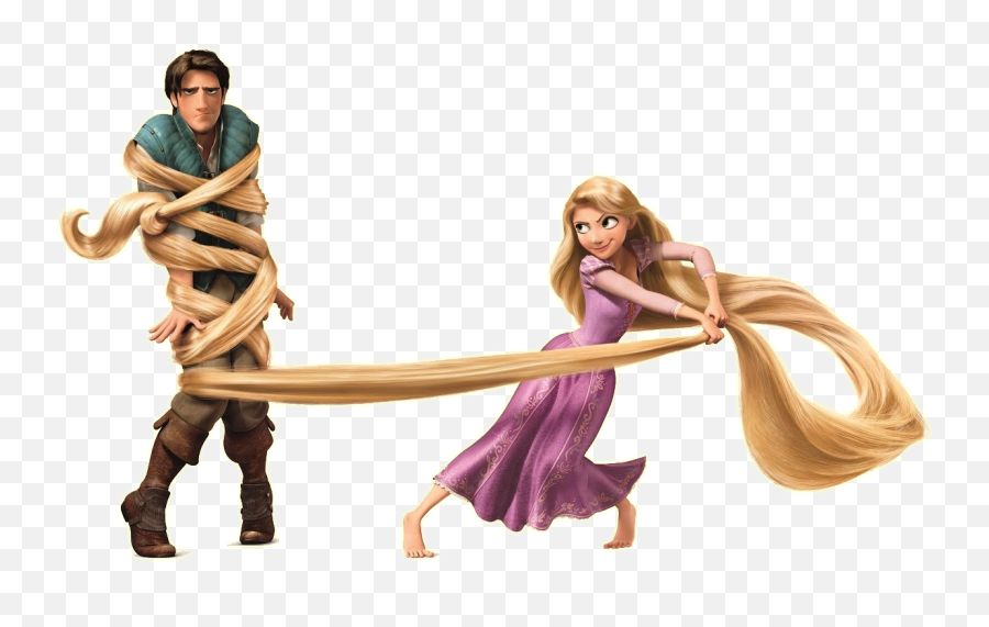 Rapunzel Png Transparent Images - Flynn Tangled In Rapunzels Hair Emoji,Tangled Png