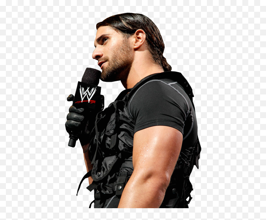 Seth Rollins Render Picture From Raw - Png Seth Rollins Microphone Emoji,Seth Rollins Png