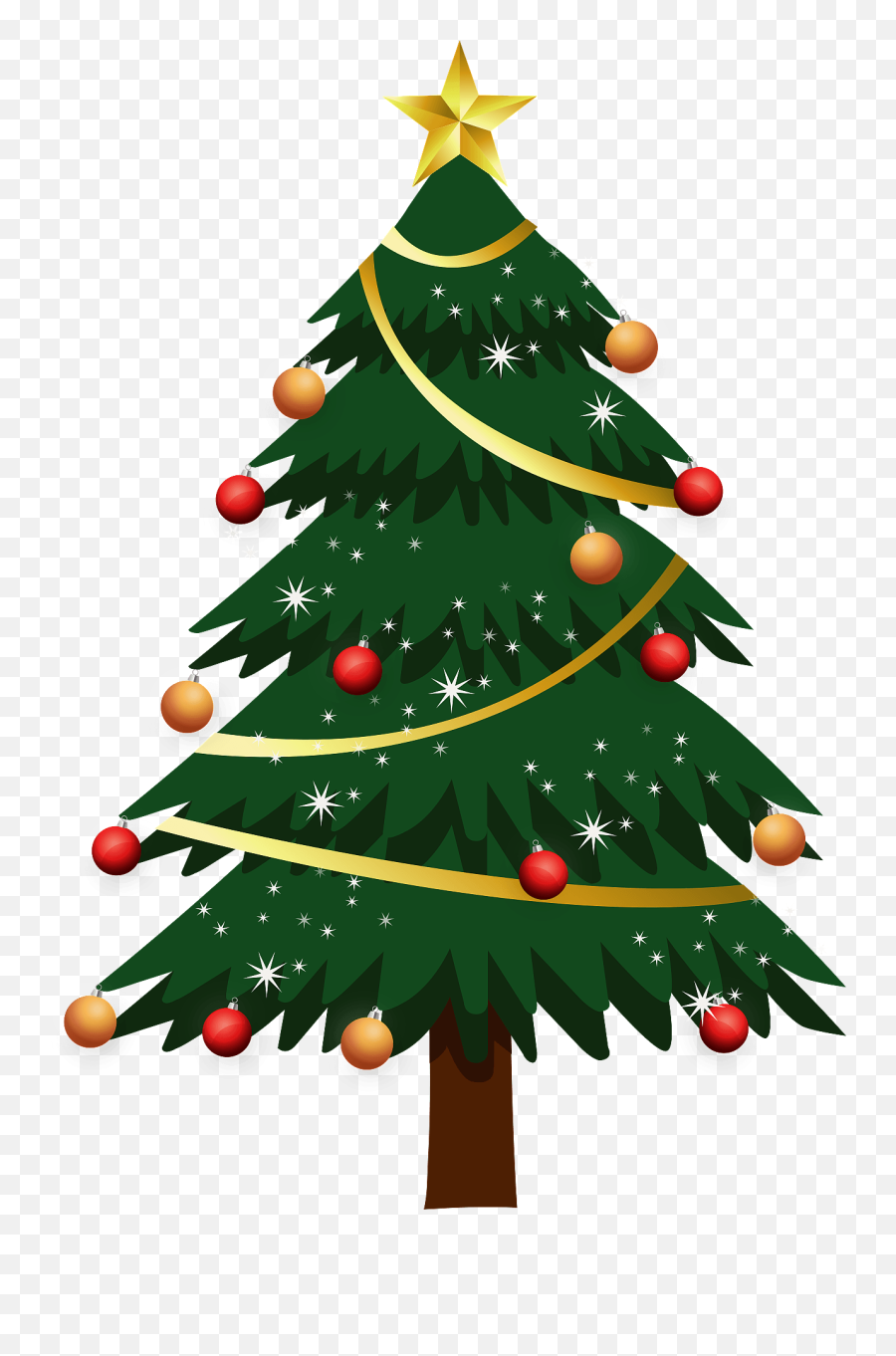 Christmas Tree Clipart - Imagem Da Árvore De Natal Emoji,Christmas Trees Clipart