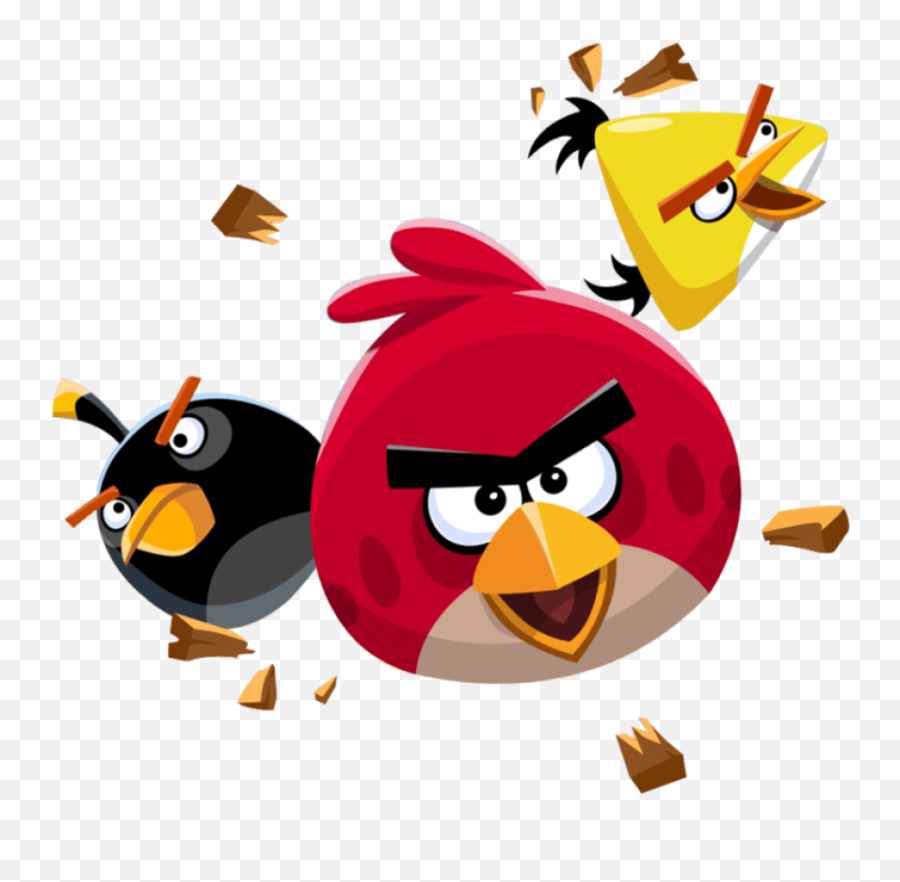 Angry Birds Flying Png Transparent - Angry Birds Game Png Emoji,Birds Flying Png