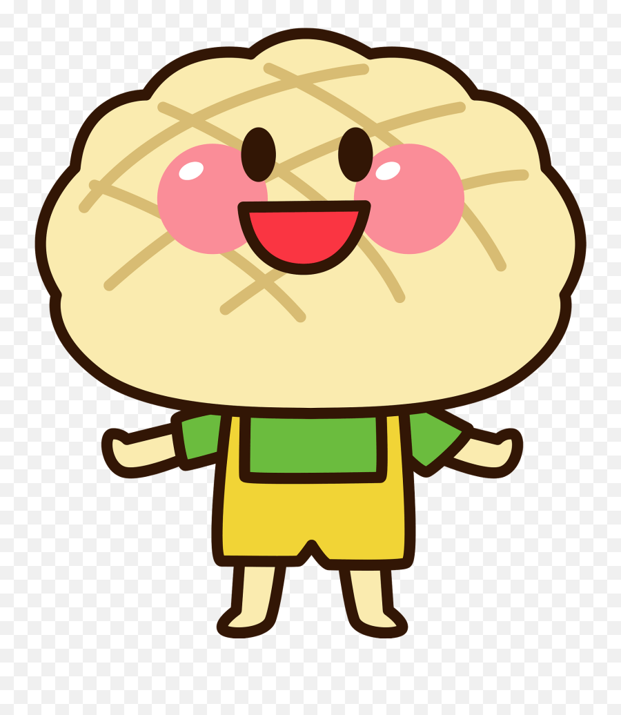 Melonpan Character Clipart Free Download Transparent Png - Green Pepper Cartoon Emoji,Character Clipart