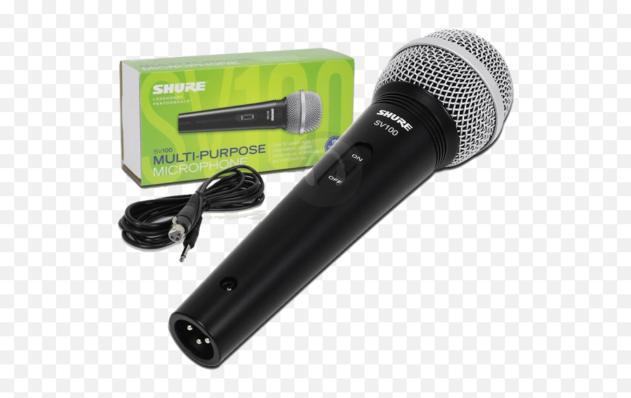 Microfonos Png - Micrófono Shure Sv Microphone Shure Sv100 Microfone Shure Emoji,Microfono Png