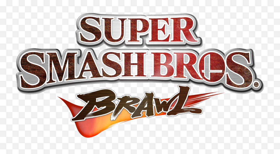 Logo Smash Bros Brawl Transparent Png - Logo Super Smash Bros Brawl Emoji,Super Smash Bros Logo