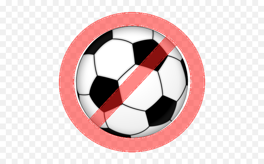 No Football - Football Banned Emoji,Football Png