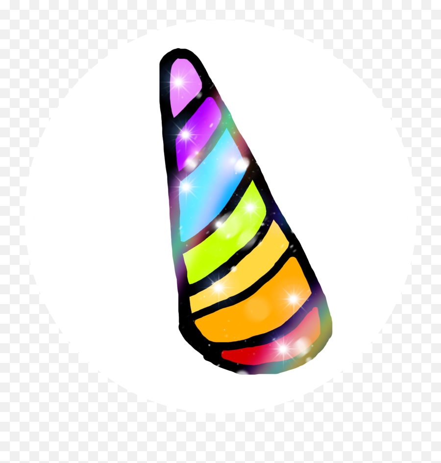 Unicorn Sparkle Glitter Rainbow Horn Follow Like - Vertical Emoji,Unicorn Horn Clipart