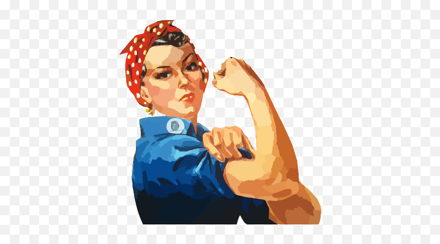 It Girl Power Transparent Png Image - Transparent Rosie The Riveter Png Emoji,Girl Power Png