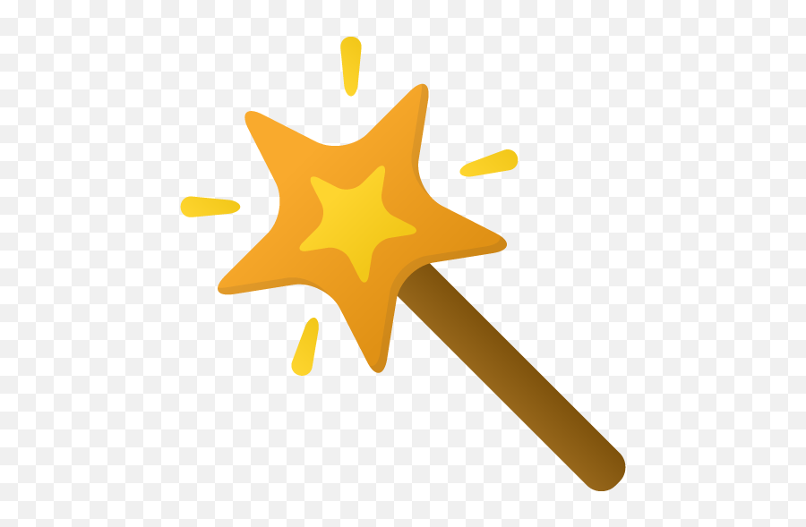 Magic Wand Emoji Png - Magic Icon Png,Magic Wand Clipart