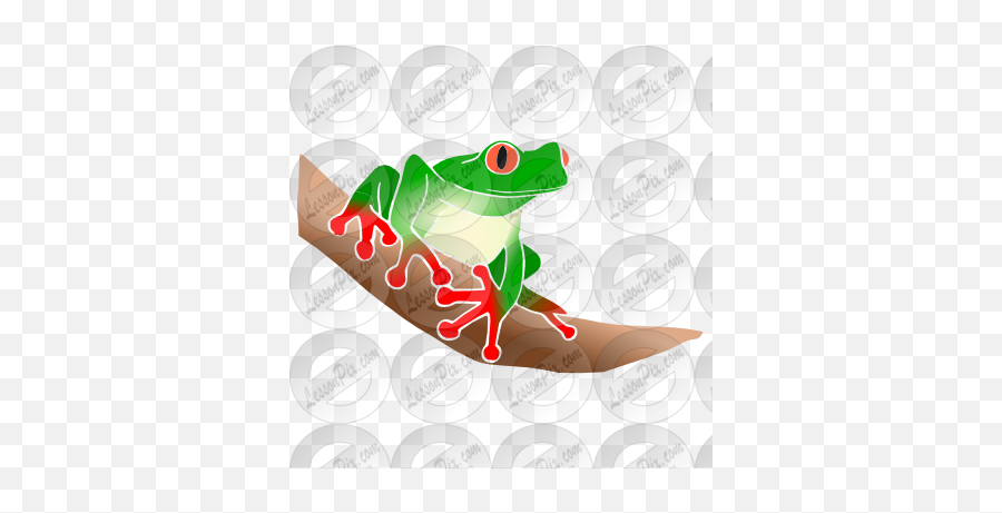 Tree Frog Stencil For Classroom Therapy Use - Great Tree Pond Frogs Emoji,Frog Clipart