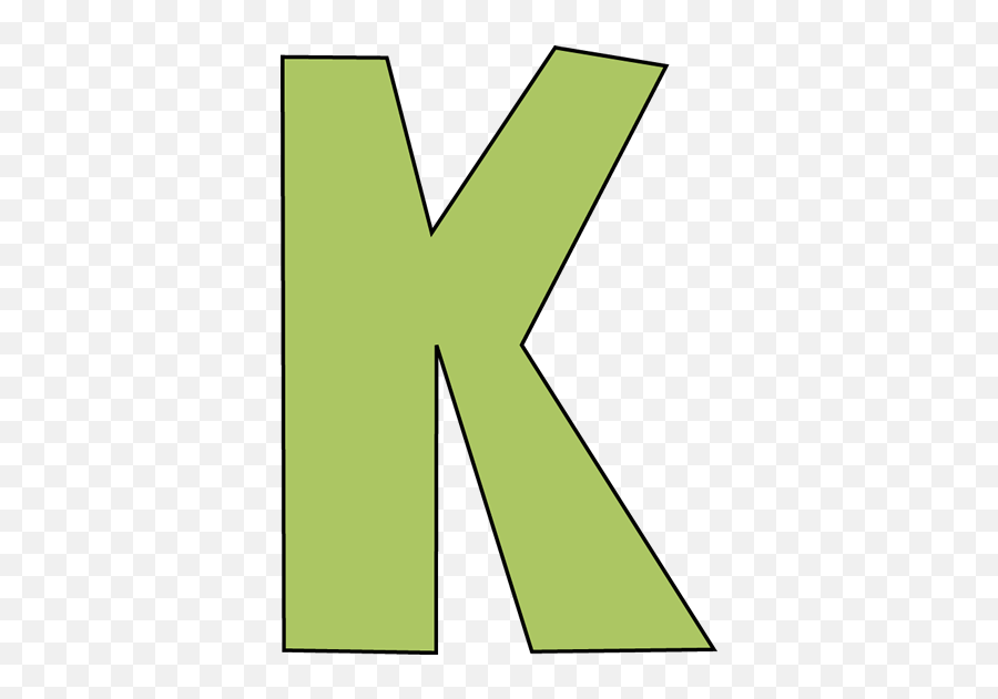 Letter K Clipart - Green Letter K Clipart Emoji,K Clipart