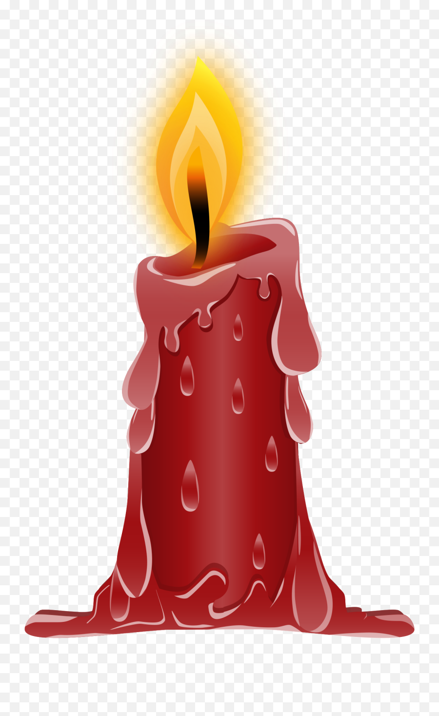Free Burnout Candle Png With - Red Candle Clipart Png Emoji,Candle Png