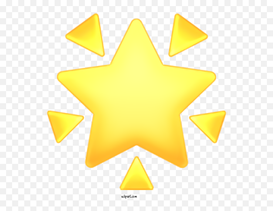 Holidays Yellow Star For Diwali - Diwali Clipart Holidays Emoji,Star Emoji Png