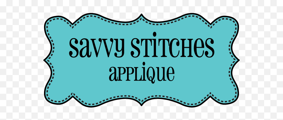 Savvy Stitches Applique Emoji,Stitches Logo