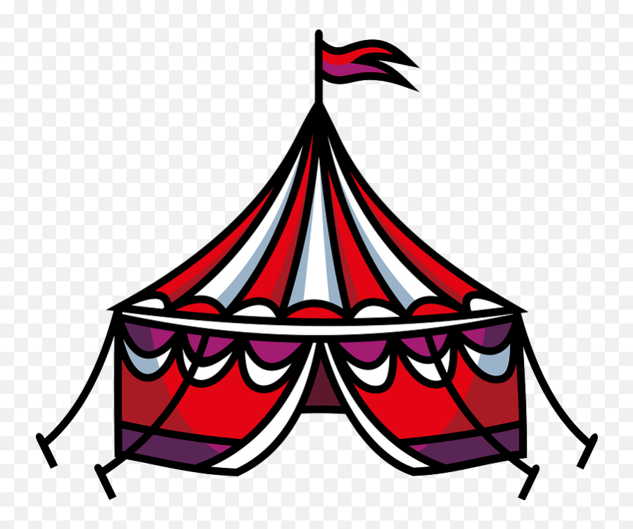 Circus Tent Clipart Free Download Transparent Png Creazilla Emoji,Circus Clipart Free