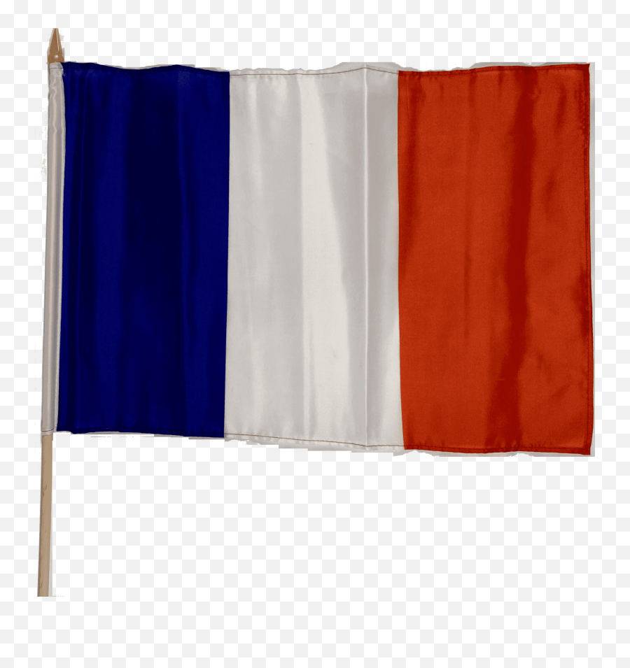 France Flag 12 X 18 Inch On Stick Emoji,France Flag Png