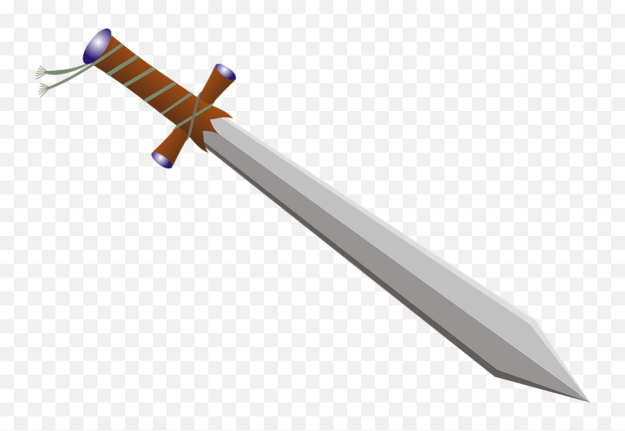 Sword With A Wood Handle Clipart Free Download Transparent Emoji,Manage Clipart