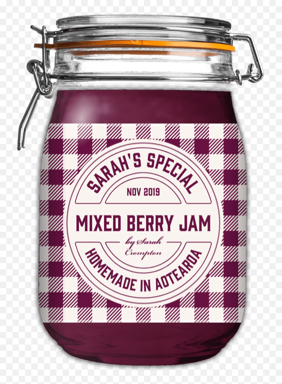 Jam U0026 Preserve Jar Labels - Custom Designs Jam Labelizer Emoji,Jam Jar Clipart