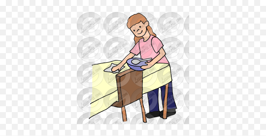 Clean Table Picture For Classroom - Messy Emoji,Clean Up Clipart