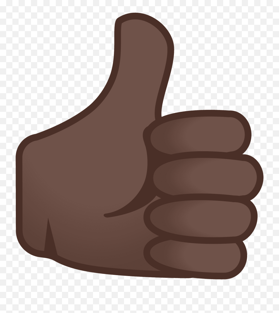 Thumbs Up Emoji Clipart - Black Thumb Up,Thumbs Down Clipart