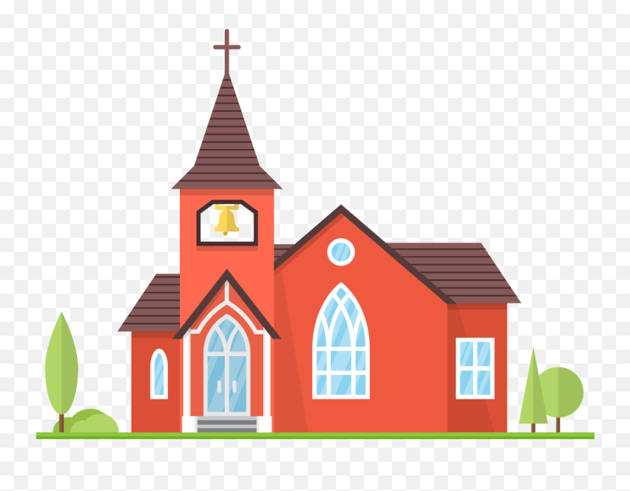 Transparent Church Clip Art - Transparent Background Church Clipart Emoji,Church Clipart