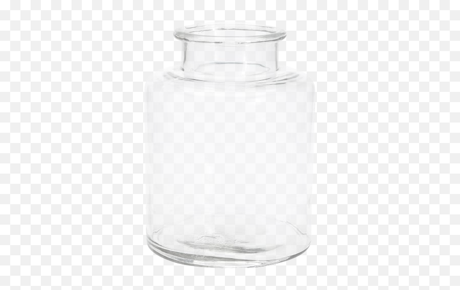 Shouldered Clear Glass Vase Large - Glass Jar Vase Studio Mcgee Emoji,Transparent Glass